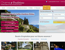 Tablet Screenshot of charme-traditions.com